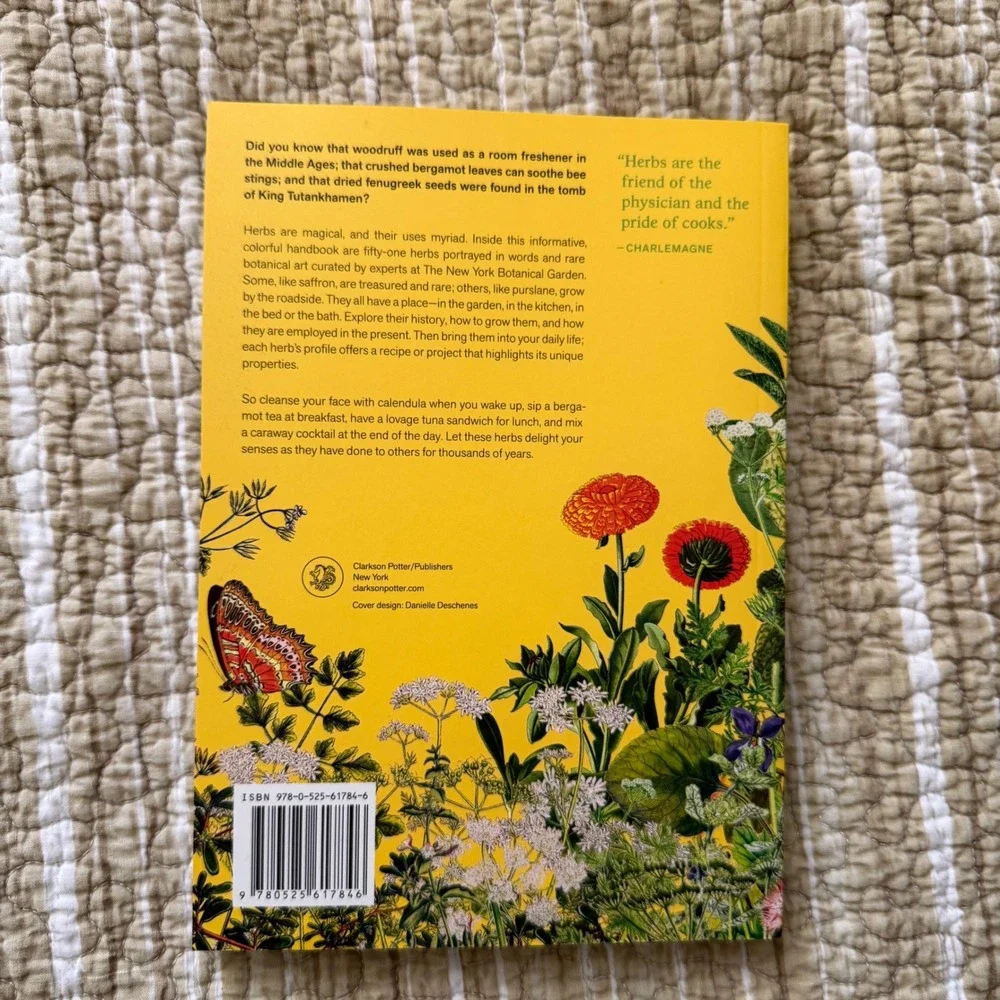 Herbal Handbook New York Botanical Garden Profiles Art Recipes